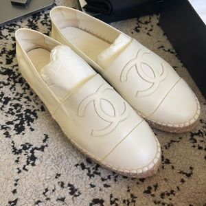 Chanel Espadrilles Ivory size 38